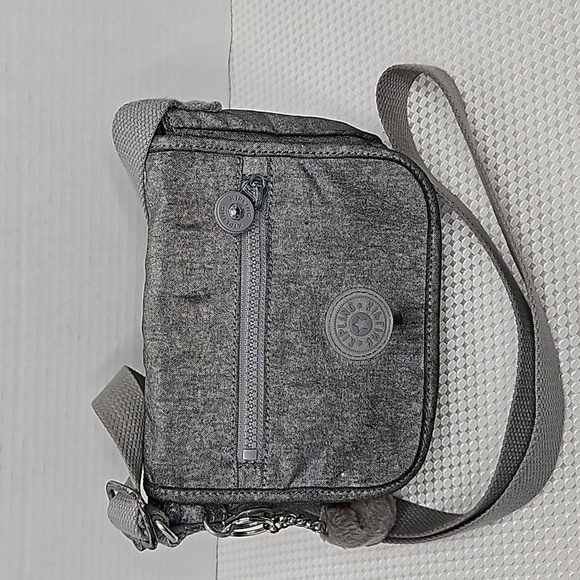 Kipling  Sabian grey  mini-crossbody bag small - Picture 1 of 8